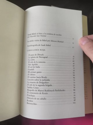 Caballería Roja y otros relatos. Isaak Babel