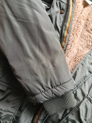 Parka niño verde