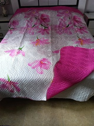 Colcha reversible cama 1.10/1.20
