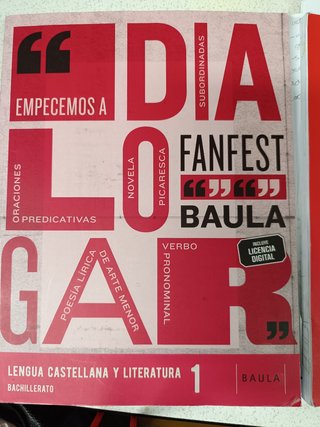 Lengua castellana y Literatura 1, Bachillerato,...