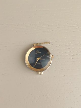 Orologio D.J. Watch nero e oro