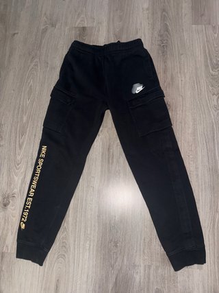 Pantalones Nike Cargo Negro Dorado