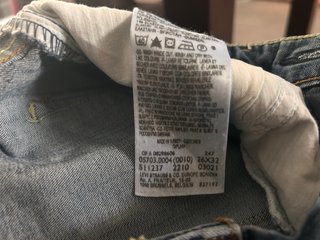 Pantalón Vaquero Levi's Azul