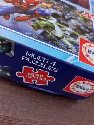 Puzzle Spiderman 4 en 1 Educa