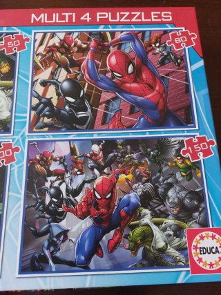 Puzzle Spiderman 4 en 1 Educa