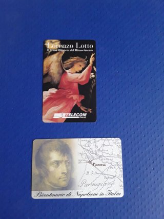 2 Schede Telefoniche Telecom Nuove