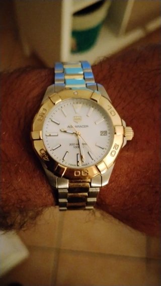 Reloj Tag Heuer Aquaracer Acero y Oro
