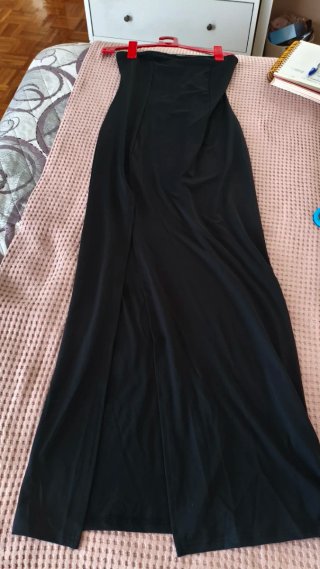 Vestido Palabra de Honor Negro