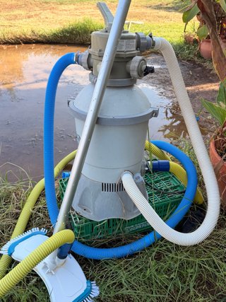Depuradora de arena para piscina