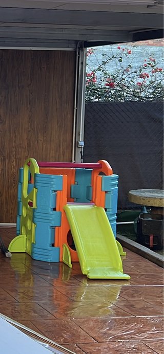 Tobogán infantil multicolor