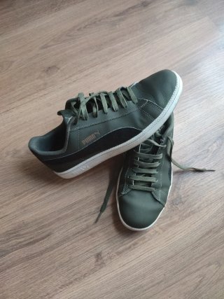 Zapatillas Puma Verde y Negro