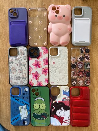 Lote de 12 Fundas para iPhone 15