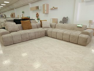 Sofá Rinconera Modular Beige 276cm