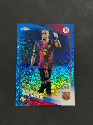 Carta Raphinha Topps Chrome 025/150