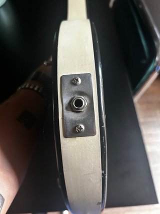 Bajo Danelectro 58 Longhorn Negro