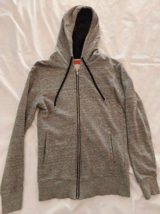 Sudadera Zara Gris Talla S