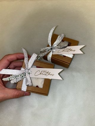 Candela artigianale natalizia