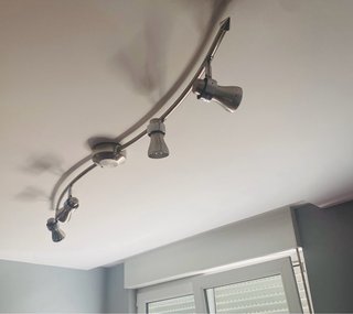 Lámpara de Techo con 4 Focos Orientables