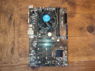 Placa Base B250 BTC-12P + CPU Celeron G3900