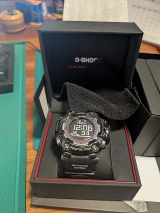 Reloj Casio G-Shock Rangeman. Negro, correa caucho