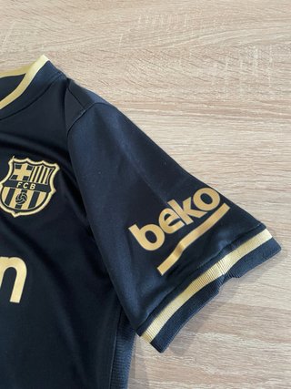 Camiseta FC Barcelona 20/21 Nike Negra Dorada