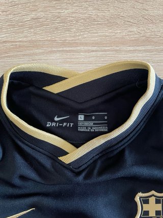 Camiseta FC Barcelona 20/21 Nike Negra Dorada