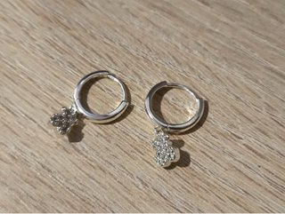Pendientes de Aro con Oso