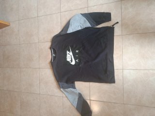 Sudadera Nike Air Negra y Gris