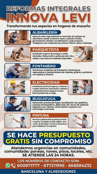 REFORMAS INTEGRALES EN BARCELONA Y ALREDEDORES