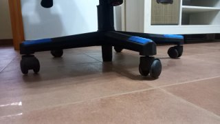 Silla Gaming Azul y Negro