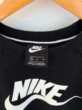 Nike Women’s Black Logo Sweatshirt – Essential...