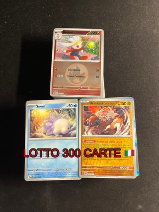 Lotto 300 Carte Pokémon NM
