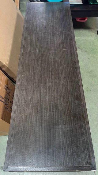 Mueble TV madera y cristal
