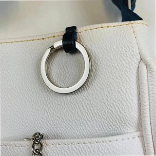 Brics borsa bianca in pelle