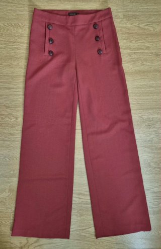Pantalón Palazzo con Botones