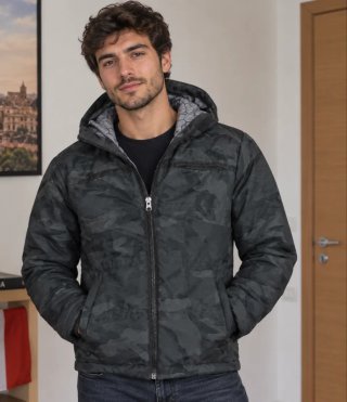 Cazadora Camuflaje con Capucha