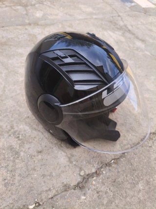 Casco Moto Negro