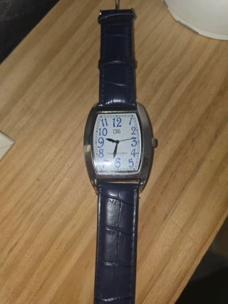 Reloj DSS azul y plateado