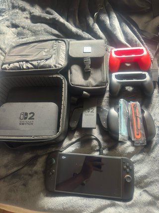 Nintendo Switch con accesorios