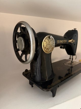 Máquina de coser antigua Singer
