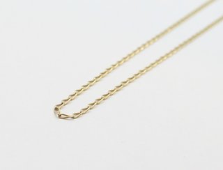 Cadena Bilbao Oro 18K. Peso: 1.68gr