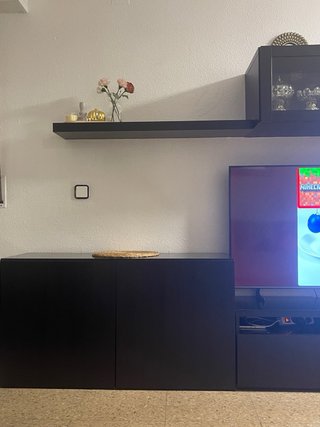Mueble TV negro