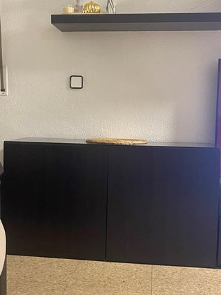 Mueble TV negro