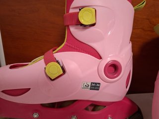 Patines infantiles Oxelo rosas