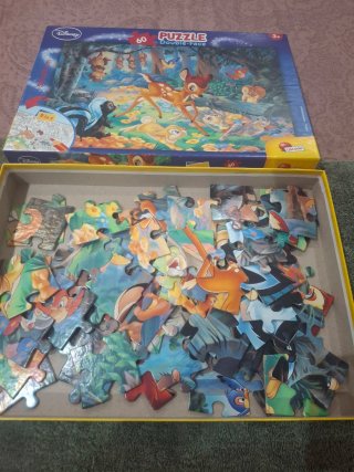 Puzle Disney Bambi 60 Piezas Doble Cara