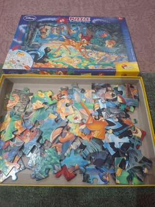 Puzle Disney Bambi 60 Piezas Doble Cara