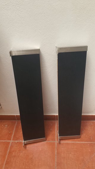 2 Estanterías de Madera Oscura