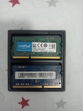 2 Memorias RAM SO-DIMM DDR3L 4GB