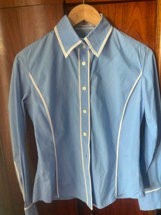 Camisa Carolina Herrera Azul