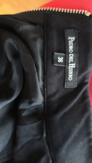 Vestido Negro Pedro del Hierro Talla 36